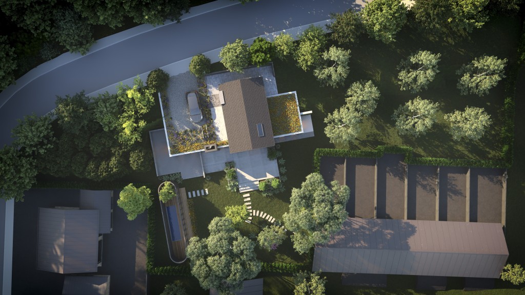 Lot: 3 - FREEHOLD RESIDENTIAL DEVELOPMENT SITE WITH PLANNING PERMISSION - CGI image